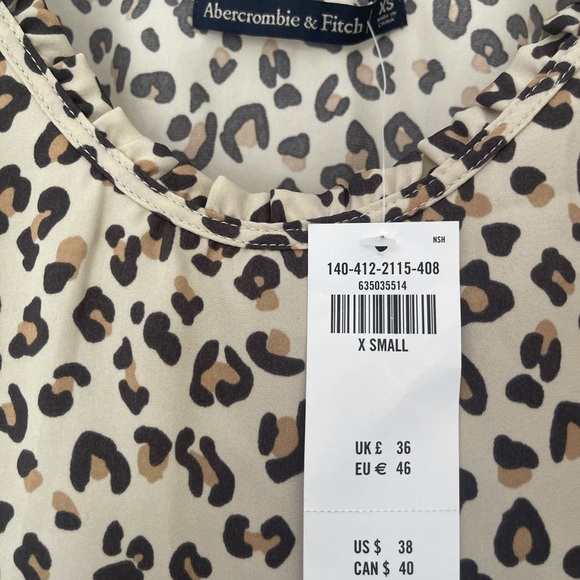 “Abercrombie & Fitch” leopard camisole - Picture 3 of 6